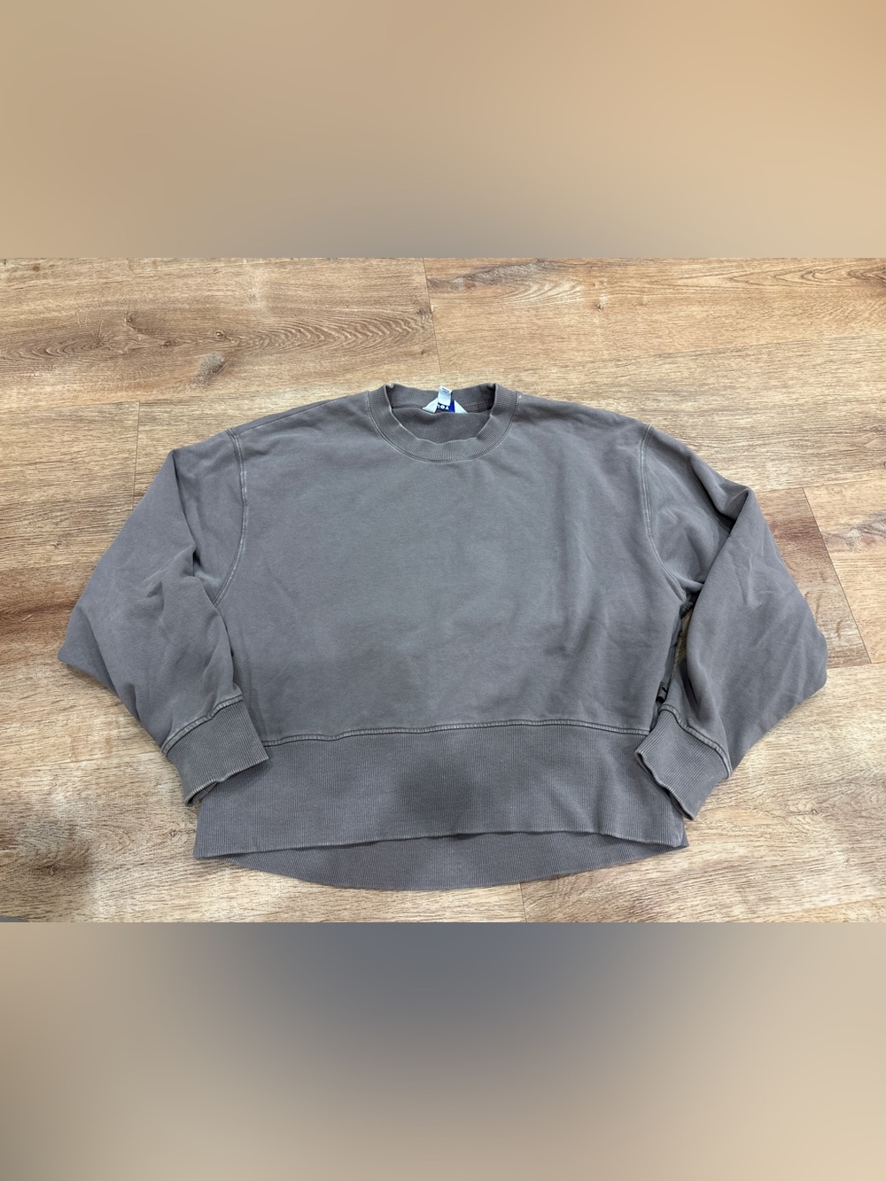 JoyLab Women's Crewneck Sweatshirt in Washed Brown